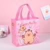 1-48PCS Cute Capybara Candy Gift Bag New Cute and Cute Kapibala Cartoon Gift Packaging Non Woven Waterproof Gift Tote Bag