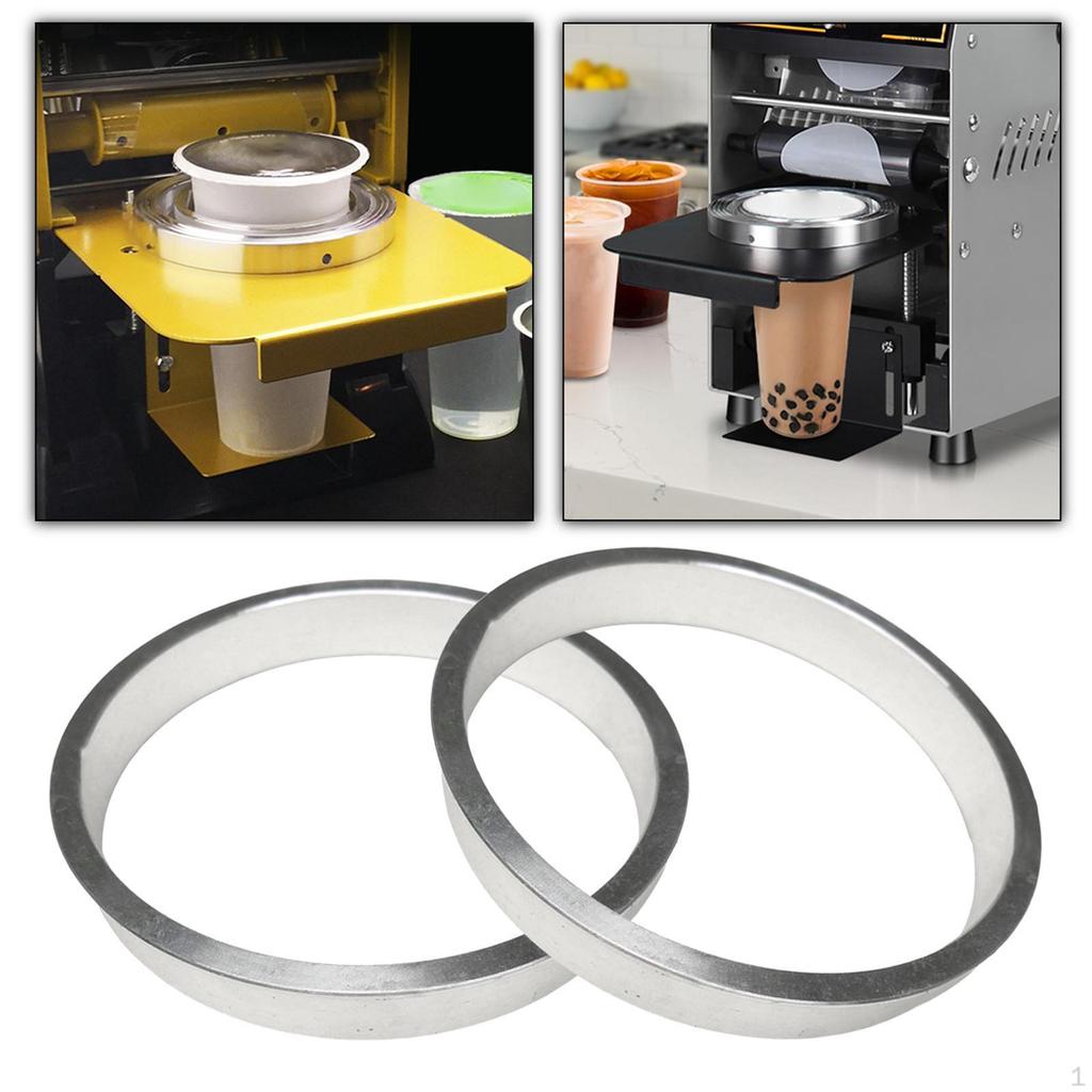 2 Pieces Aluminum Bubble Tea Machine Sealing Rings, Cup Sealer Rings,Replacement