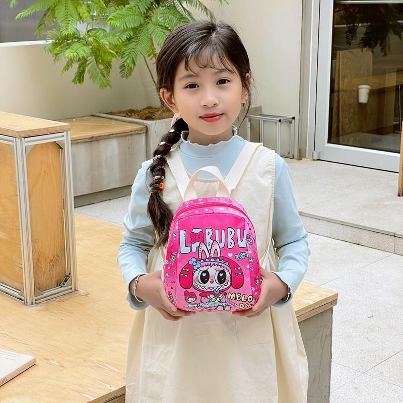 Lightweight Charming Cartoon Backpack For Preschoolers Gender Neutral Fun Design Perfect For School Use