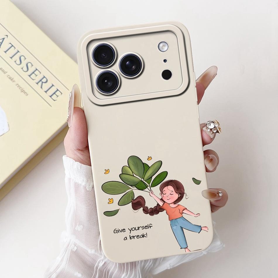 For iPhone 17 Pro Max 17Pro Cute Rabbit Cat Cartoon Phone Case For iPhone17 Pro 17ProMax Shockproof Soft Silicone Cases