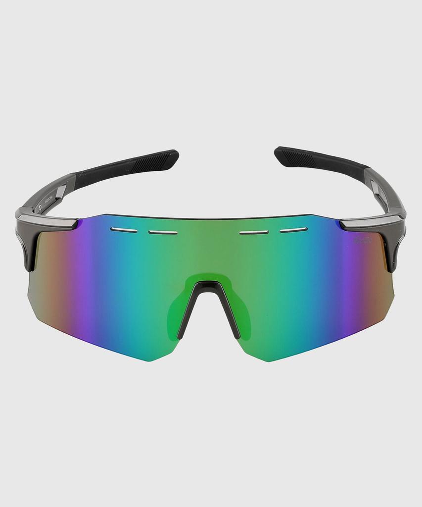 Tuditeo Nus Goggles Uv Protection Athletic Sunglasses C4 Green/Gray Frame