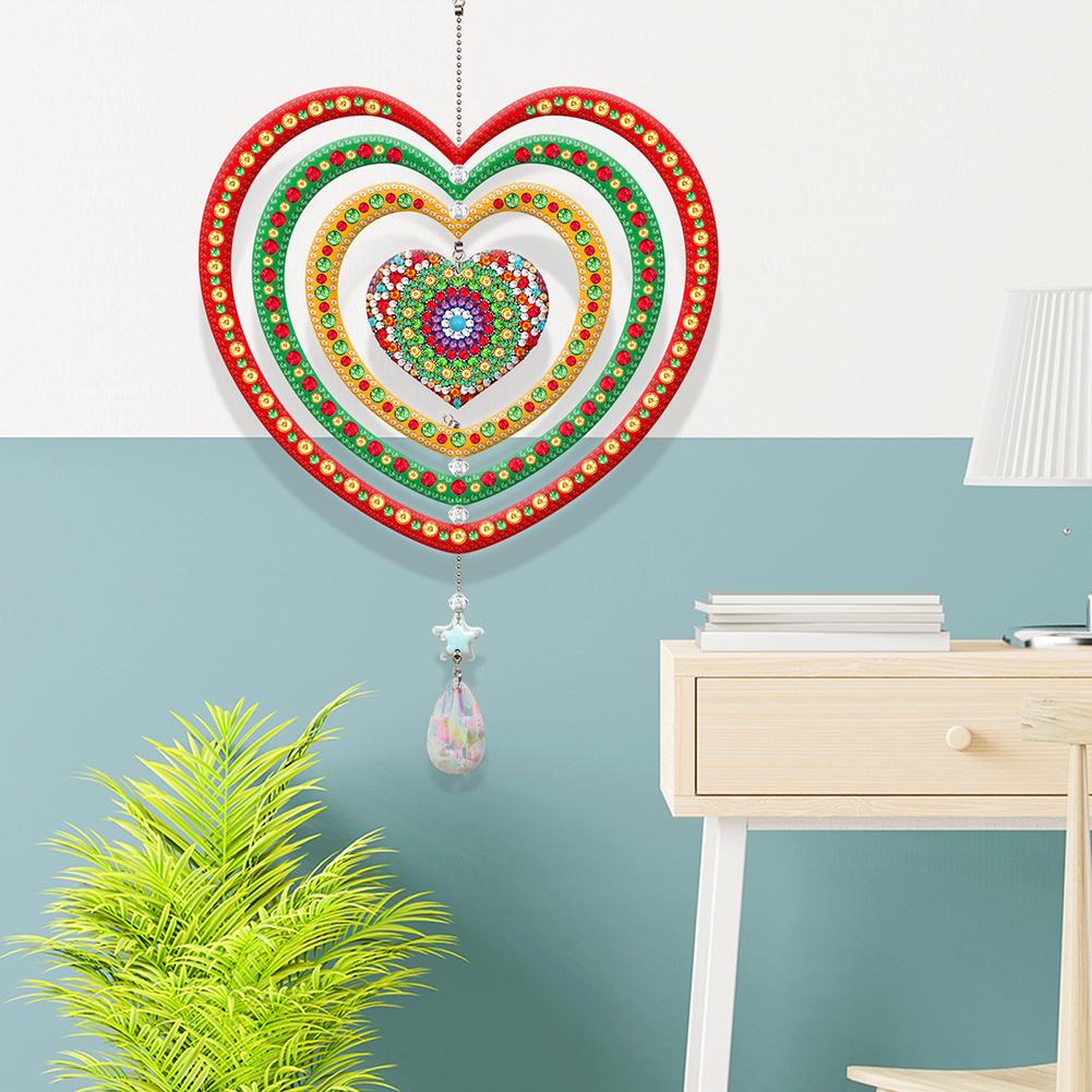Sonnfänger Diamantmalerei Hängende Dekoration Schmetterling Diamantzeichnung Hängendes Ornament Smiley Schneemänner Weihnachten Heimfenster Dekoration