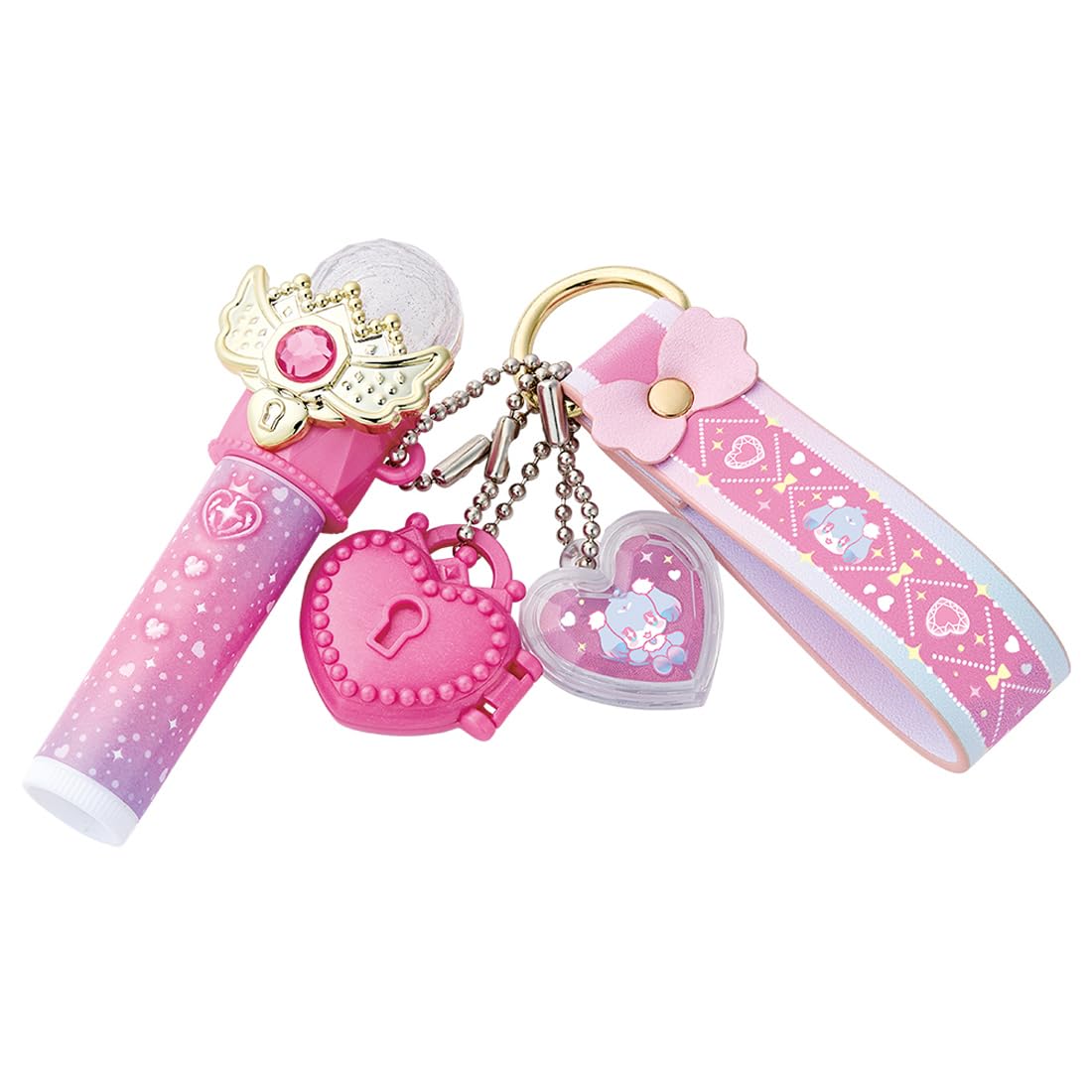 

Takara Tomy Onegai Eye Print Charm Cosmetics Set Prism Pink розовый