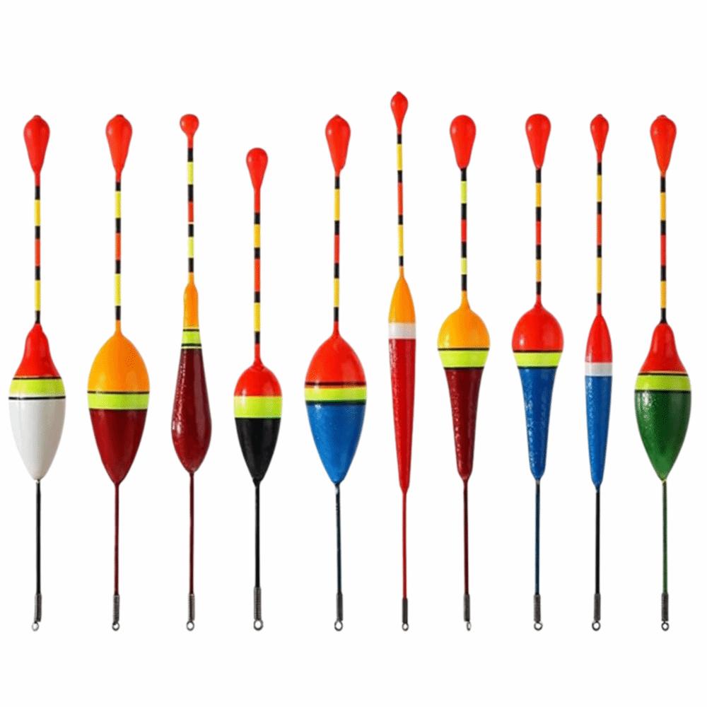10PCS Oval-shaped Fishing Bobber Loghtweight Fishing Slip Float Durable Fishing Float  Trout Fishing