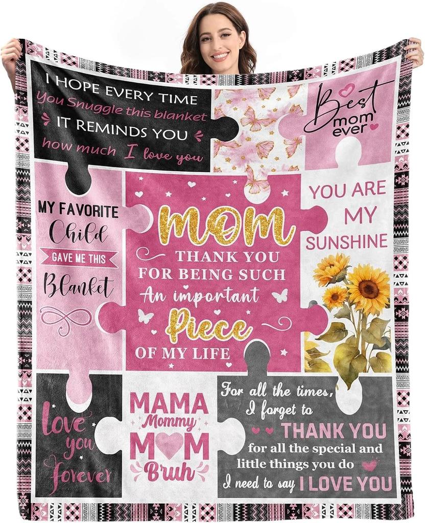Perfekte Geschenke für Papa Decken für Vatertag Muttertag Jahrestag Geburtstag für Mama Sohn Tochter Opa Oma Tante Überwurf