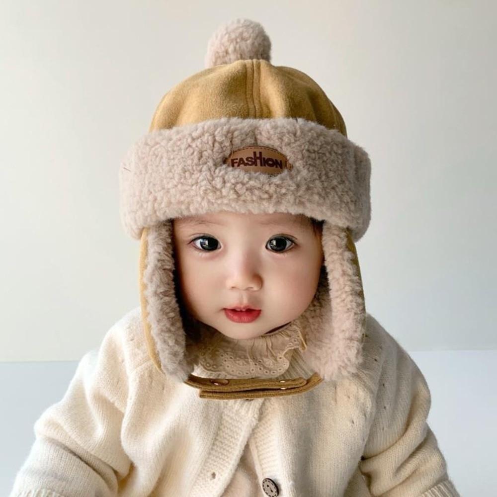 Cute Kid Lei Feng Hat Fleece-Lined Ear Protection Cap New Warm Hat Children
