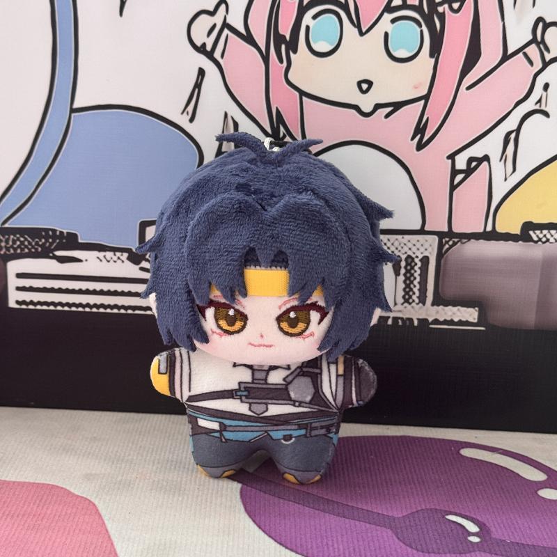 Anime Zenless Zone Zero Hugo Plush Dolls Pendants Mini Soft Keychain Asaba Haruma Stuffed Doll Toys Cute Holiday Surprise Gifts