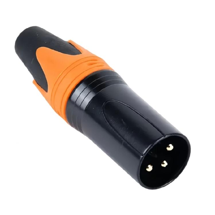 Heavy Type XLR Male Female Connector Zincs Alloys XLR Cable Connector For Stable And Secure Audios Connection