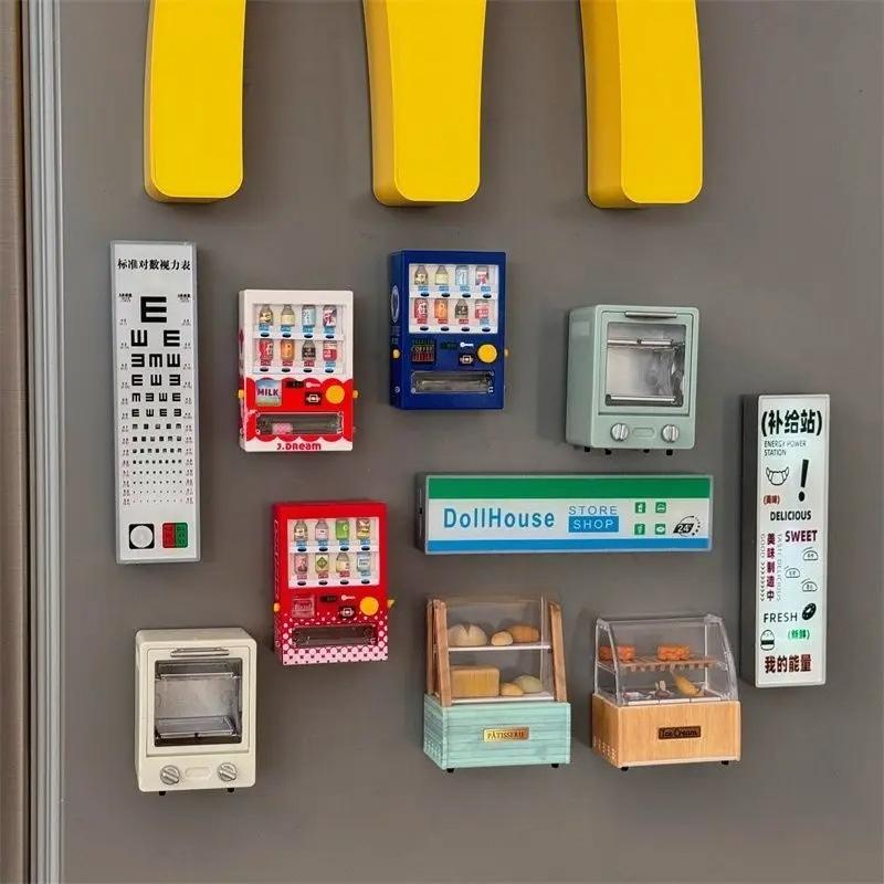 Magneti per Frigorifero 3D Adesivo Magnetico per Frigorifero Modello di Mini Elettrodomestici Simulati Ornamenti Adesivi per Frigorifero Decorazione Fai-da-te per Frigorifero