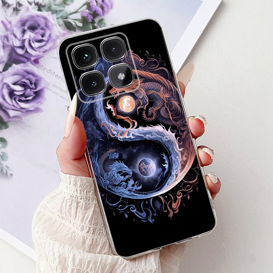 For Xiaomi 14T Pro Case 2025 New Luxury Painted Cover Clear Silicone Phone Case For Xiaomi Mi 14T Pro Mi14T 5G Soft Fundas Coque