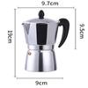 TLXT Tragbare achteckige Kaffeekanne