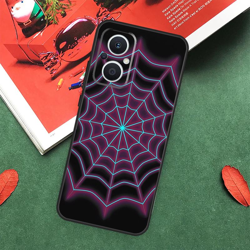 Spider Web Case For OPPO Reno 14 13 12 11 10 Pro 14F 13F 12F 11F 8 7 Lite OPPO Find X9 X8 X6 Pro Cover