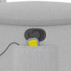 Massage Chair Cloud Grey Fabric