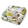 Snoopys Cartoon Fuzzy Blankets Fashion Throw Blanket for Bed Sofa Couch 200x150cm Quilt,
