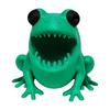 huaqianguhh Cute Frog Pen Holder, 3D Printed Figurine, Cartoon Desk Organizer, Multifunctional Storage for Pens Pencils Markers, Office School Decor