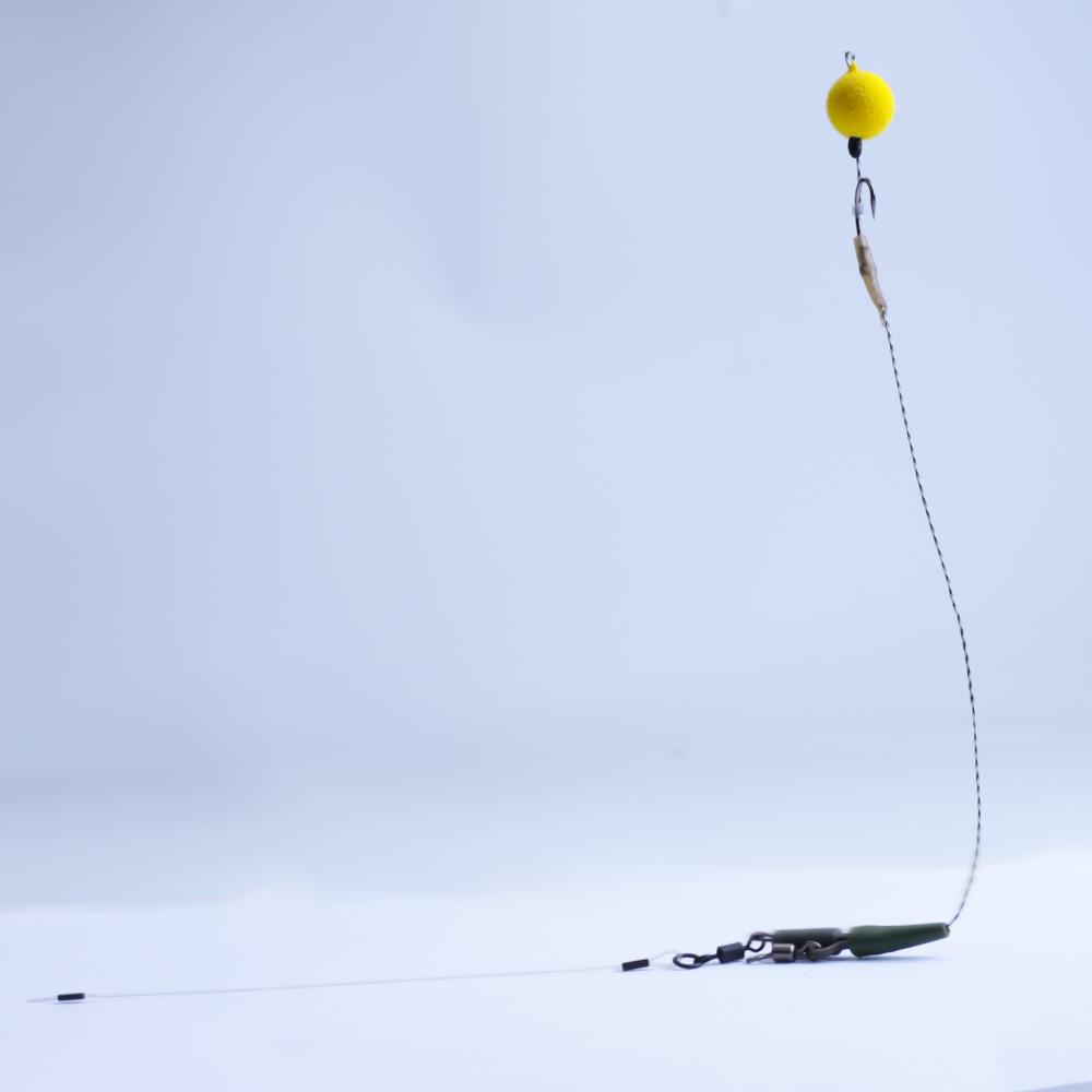 FTK Carp Fishing Link - 3pcs High Carbon Steel Connecting Ring Spinner Fishing Gear with Line Carp Fishing Accessories