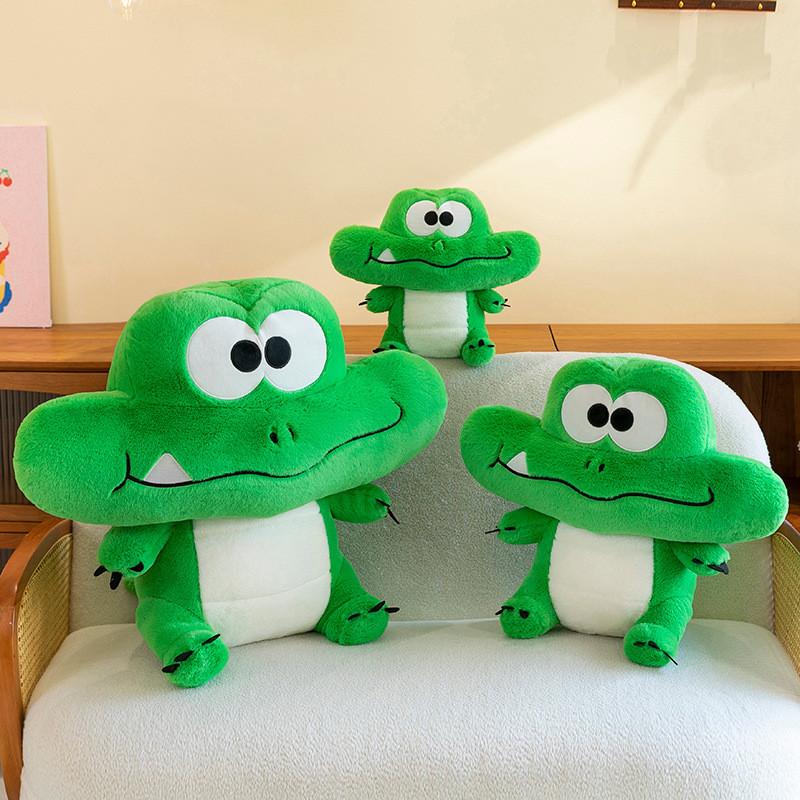 Plush Cute Crocodile Toy Animal Stuffed Doll Cartoon Decorations Kids Gifts