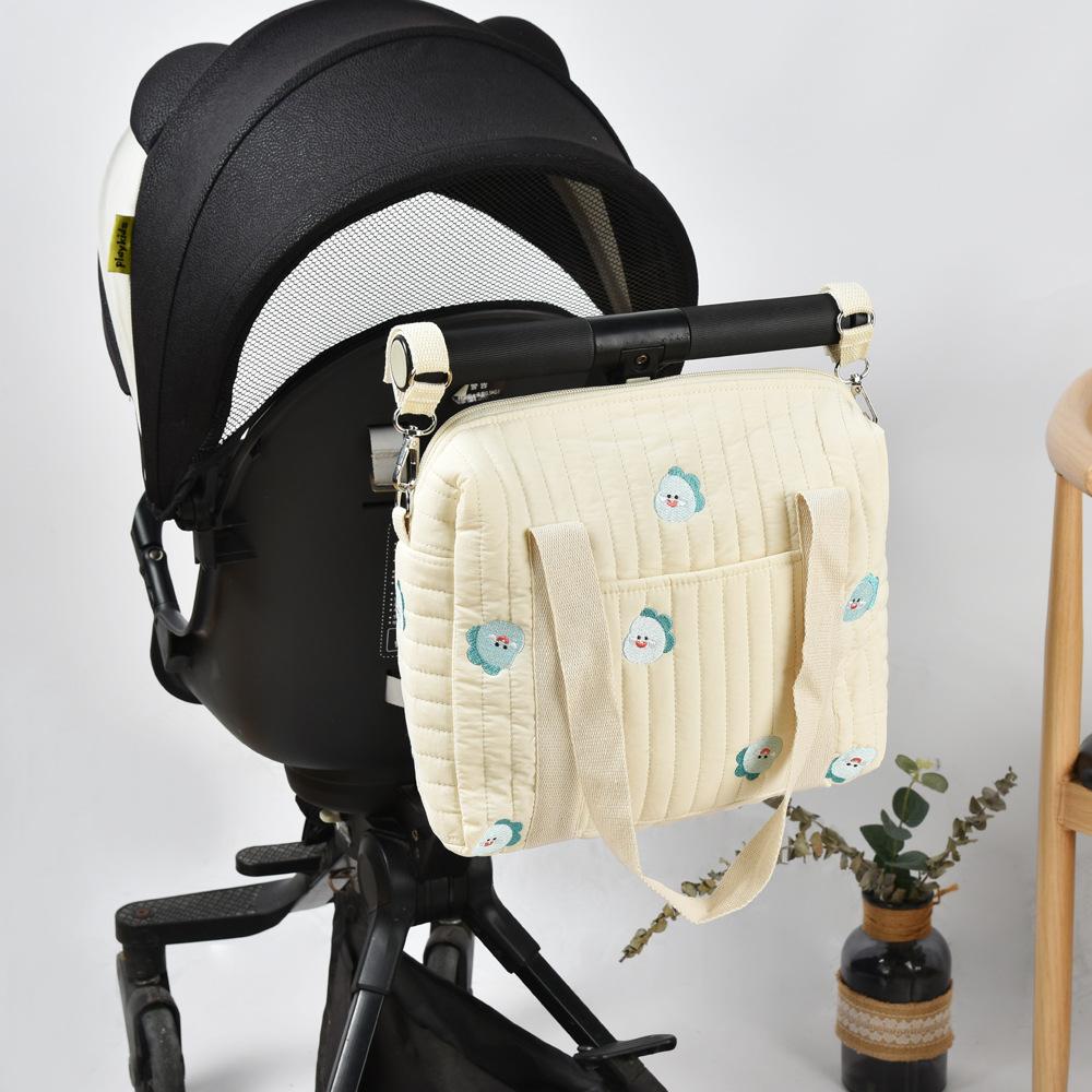 Korean Style Baby Diaper Bag Large Capacity Mommy Bag Portable Baby Stroller Bag Baby Items Organizer Maternity Shoulder Bag