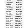 AAAOJ1 ABS Black Letters For Car BMW M Logo 520e 525e 530e 528d 535d 518i 540i 545i 550i Xdrive 4MATIC Trunk Emblem Sticker Accessories