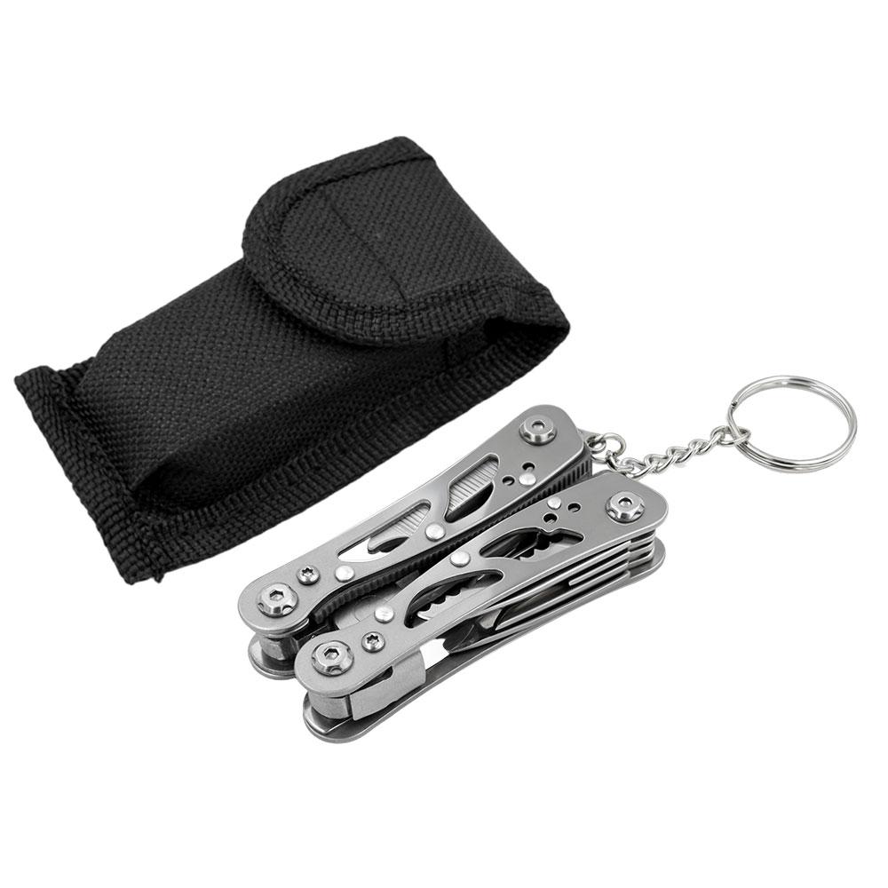 Stainless Steel Camping Multitool Folding Pliers & Knife Design Portable Outdoor Survival Gear for Hiking & Emergency Situations