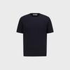 ZIOZIA Men'S Washable Miracle Cable Short Sleeve Sweater_Navy