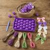 Round Shape Grape Ball Molds 25 Grids Ice Cube Mold Creative Handmade Soap Molds  Bar Party