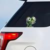3D Cartoon Frog Stickers Motorcycle Stickers Waterproof DIY Motorbike Side Panels Fuel Tank Fairing Vinyl Decal Car Window Decor