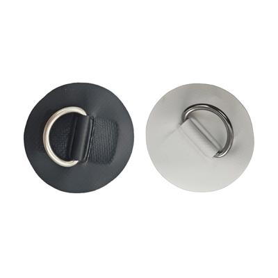 D Rings PVC Patches Surfboard Dinghy Boats PVC Patches Deck Rigging Rope Rings Buckle for Inflatable Boats Kayaks Dinghy