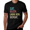 Eat Sleep Lindy Hop Repeat TShirt Daily Casual Short Sleeve Tee Shirt