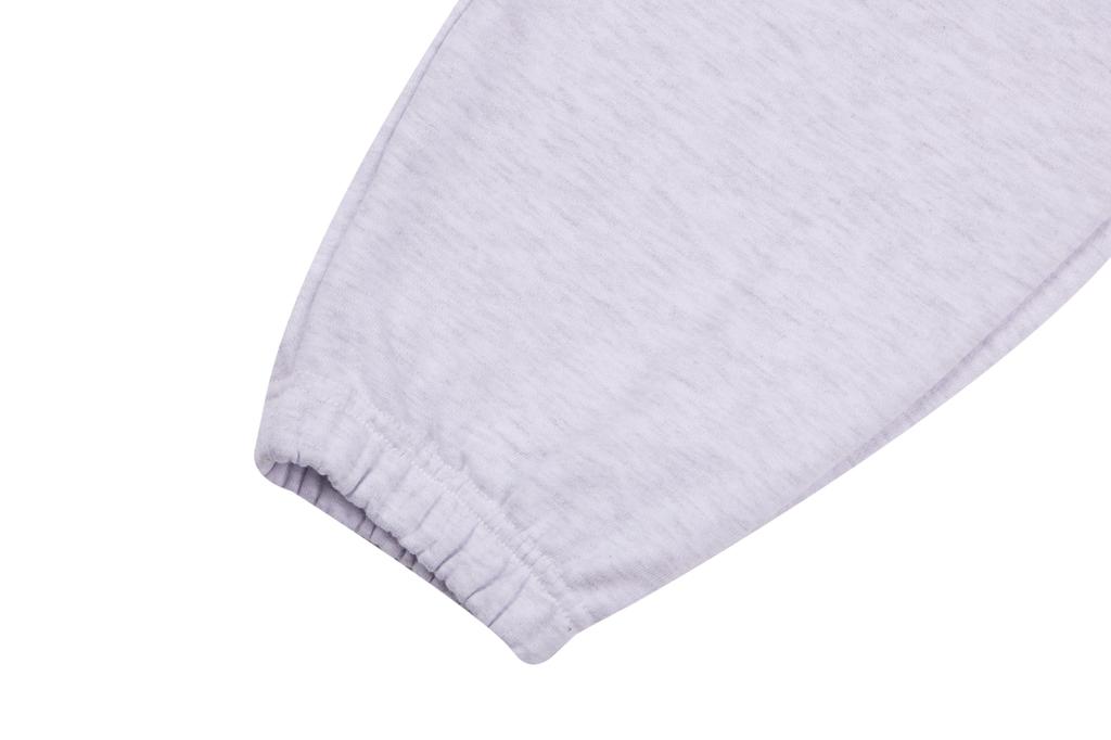 CREAM SODA LAB Human Highlight Heart Jogger Pants Light Gray Yellow