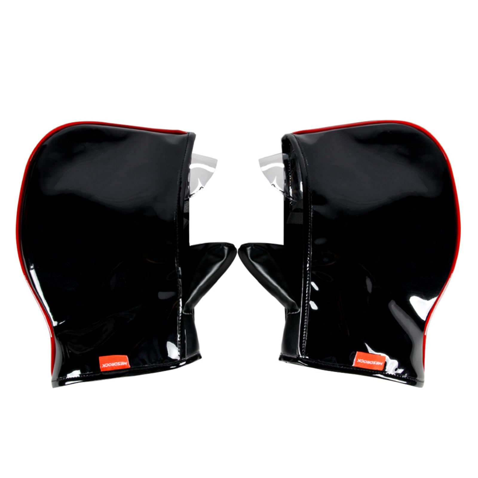 

New Motorcycle Handlebar Winter Cycling Handlebar Warmers with a Waterproof PU Outer Layer for Cold and Wind Universal Handlebar Windproof Covers for чорний