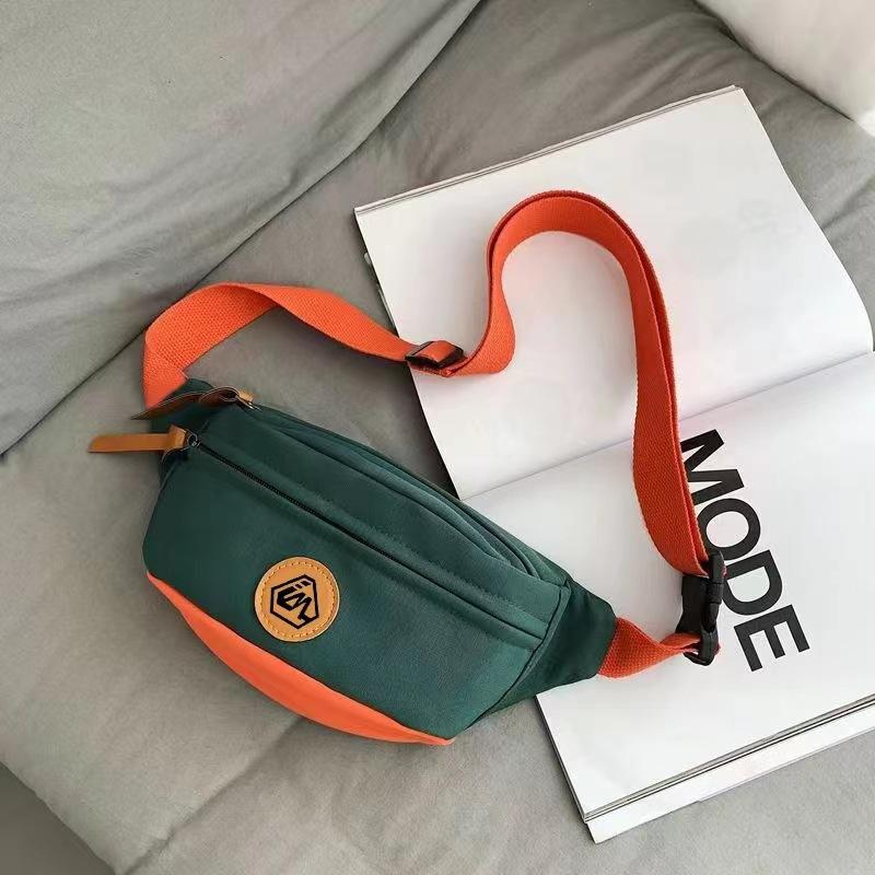 Unisex Large Capacity Crossbody Chest Bag Casual Nylon Sling Bag Adjustable Waist Pack Travel Sports Shoulder Fanny Pack