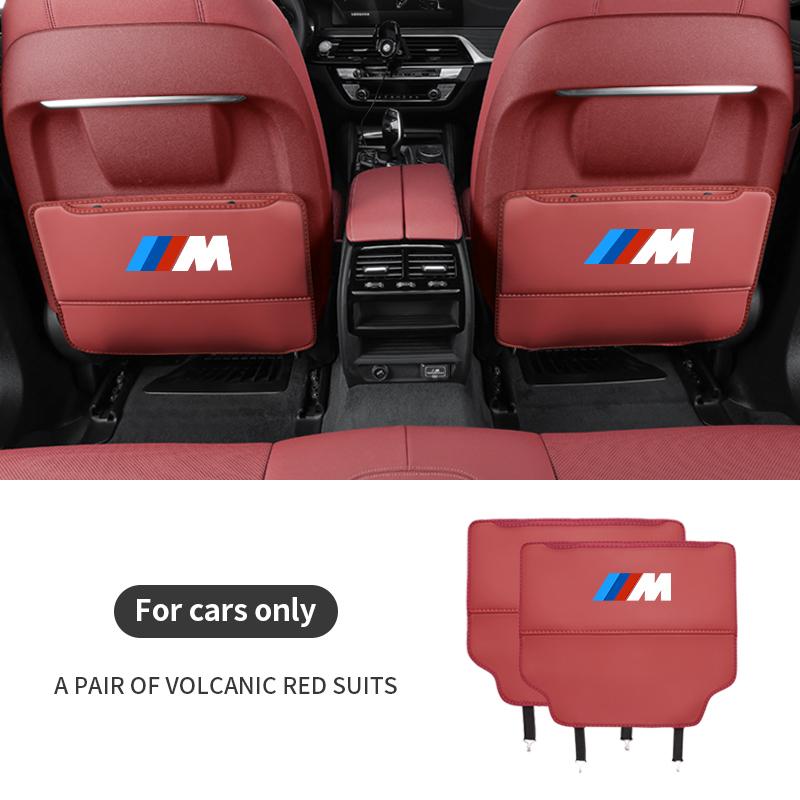 Car Seat Back Protection Anti-Kick Pad Rear Seat Organizer Storage Bag For BMW M3 M4 X1 X3 X5 JK40 X7 E39 E46 E60 E90 F10 F20 F30 F15