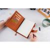 A5 Genuine Leather Notebook Compatible with Hobonichi Premium Planner Cover with Pen Card Bookmark and Snap Business Gift Cover, Cousin, Holder,