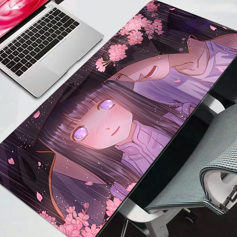 Mouse Pad Naruto Large Rubber PC Computer Gaming Accessories Mousepad Desk Mat Locking Edge Gamer Carpet durable anime