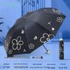 Paradise Umbrella Floral Adventure Three-Fold Pocket Umbrella