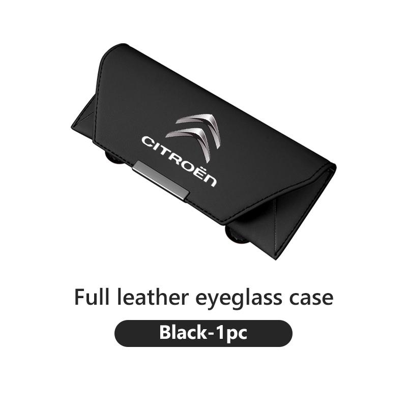 

Car Glasses Case Sun Visor Eyeglass Holder Card Ticket Clip For Citroen C5 C1 C2 C6 C4L DS3 DS4 DS5 C-Elysee Grand Berlingo