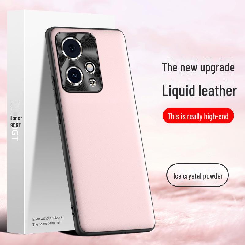 Honor 90GT Liquid Leather Phone Case: Anti-Fall, Anti-Fouling Protective Cover