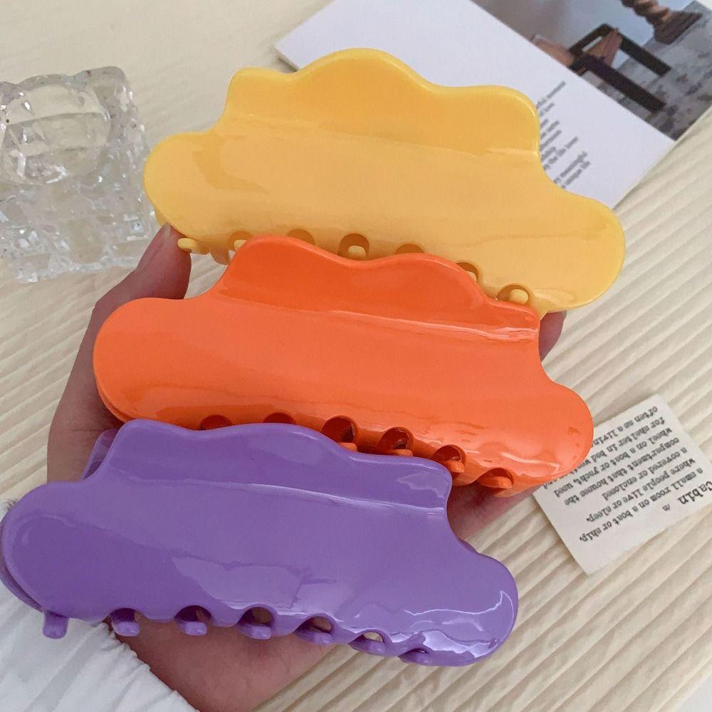 

Корейские заколки для волос Подарки для девочек Корейская заколка для волос Ацетат Коготь для волос Женщины Акула Зажим Форма облака