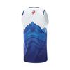 Li Ning CBA Series City Edition Saison 23-24 Xinjiang Team Bequemes Lässiges Mode Vielseitiges Ärmelloses Basketballtrikot Herren Trikot AAYV573-1