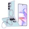 Applicable to Samsung S26Ultra magnetic mobile phone case glitter powder girl high value with rotating bracket S25u anti-drop case