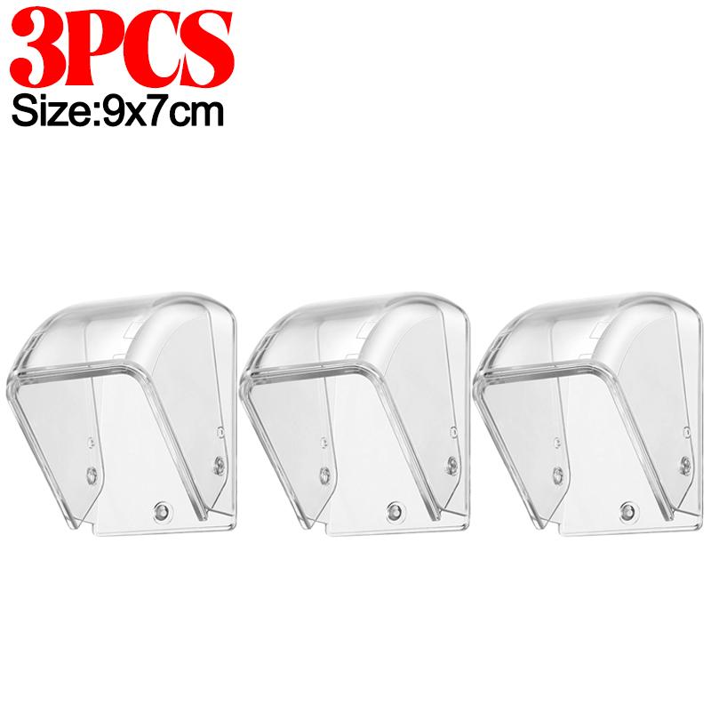 Cubierta Inalámbrica para Timbre de Puerta Exterior Impermeable Cubierta para Llamada Transparente Protector de Botón de Timbre de Puerta a Prueba de Polvo Botón de Anillo Cubierta para Lluvia
