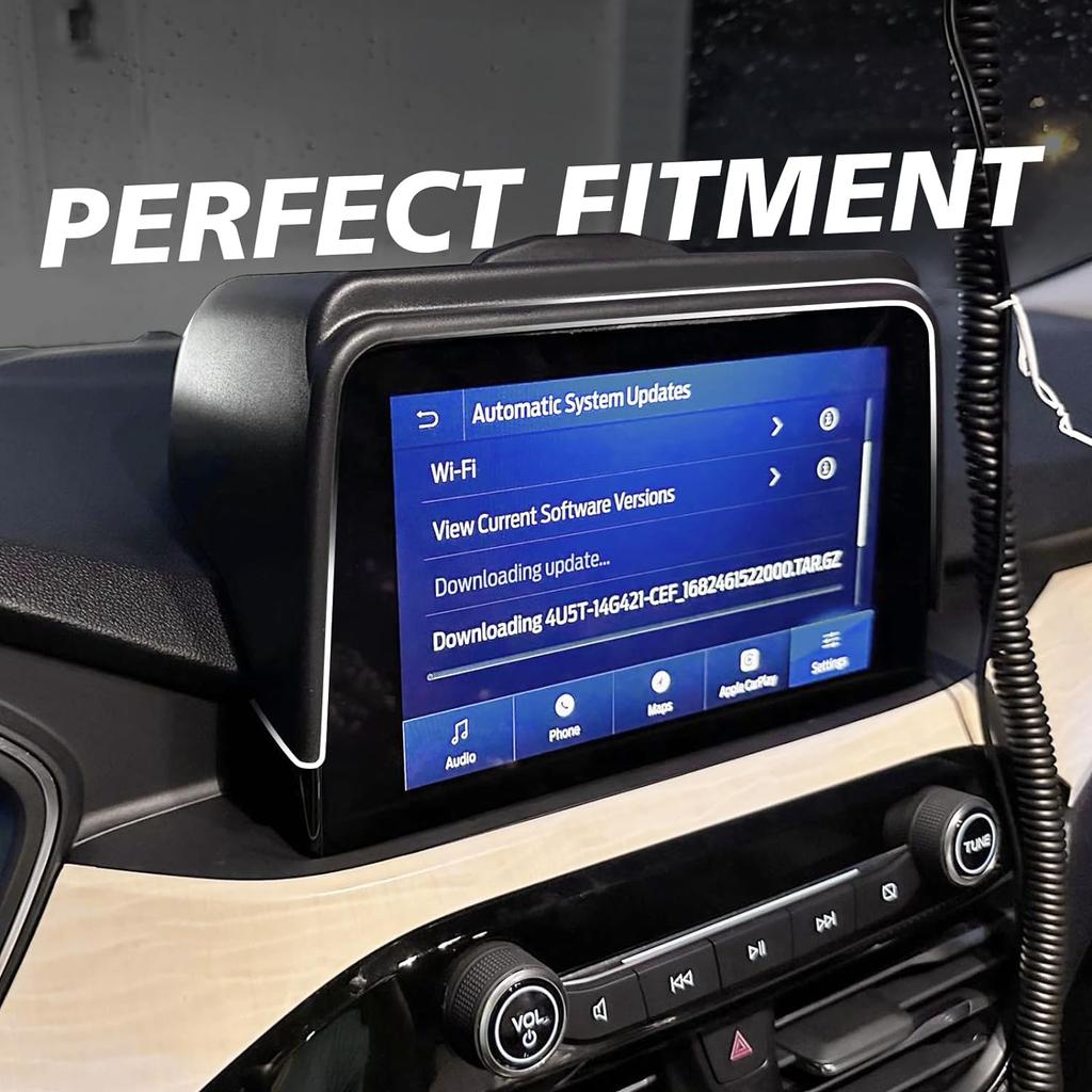 Για το 2020-2024 Escape Dash Storage Box Εισαγωγή στο πίσω μέρος της οθόνης 8 ιντσών(περίπου 20,3 cm)Κουτί αποθήκευσης δίσκου ταμπλό Συμβατό με Ford Escape