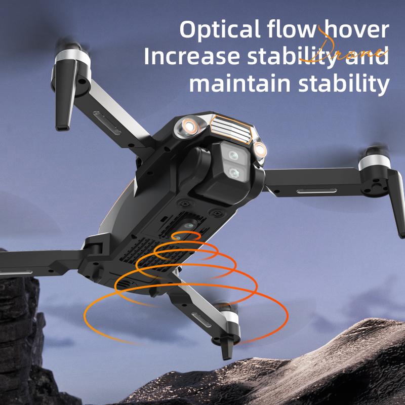 2025 New LF669 RC Drones Wide-angle 8K HD Professinal Duals Camera 4.5-inch Screen Remote Control 360° Obstacle Avoidance Quadcopter Toys