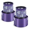 Set of 2 Washable HEPA Filters for V10 SV12 Vacuum Cleaners Compatible with and Absolute US Heavy-Duty (Part Number 969082-01) - Fluffy, Motorhead,