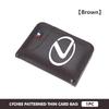 Car Wallet Driver's Licence Insurance Card Holder Multi Pocket Wallet For Lexus RX350 IS250 IS200 GS300 LX570 RC350 UX250h ES350 HD7