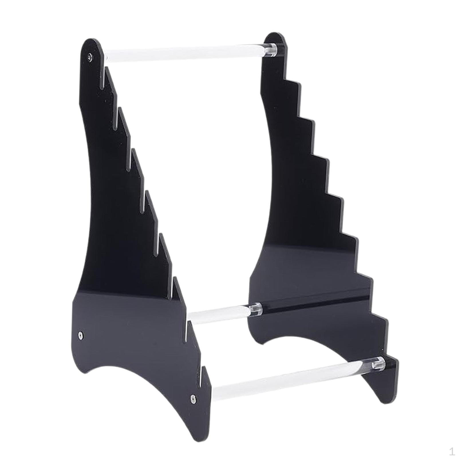 

Акриловый настольный держатель для ножей, подставка для лезвия, многофункциональная настольная стойка для хранения black 15cm