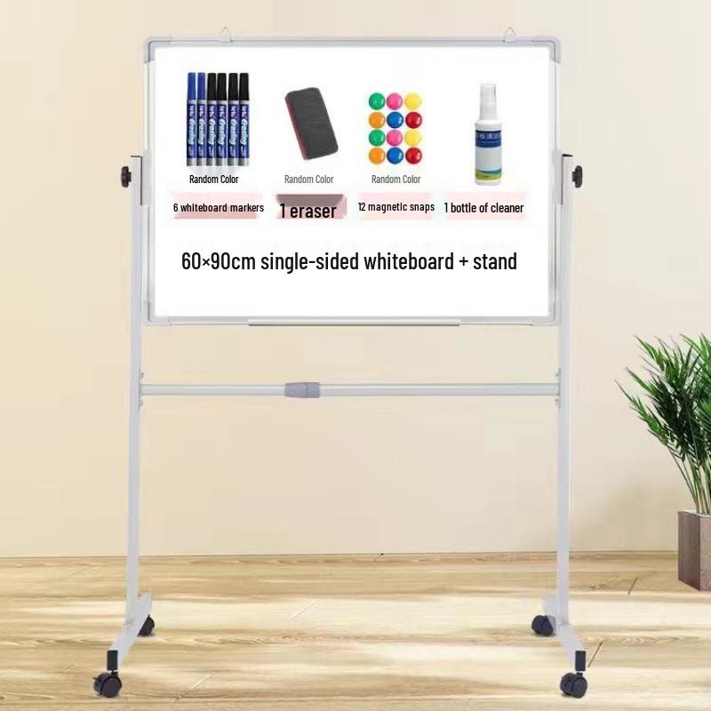 Mobile Double-Sided Magnetic Blackboard & Whiteboard for Home or Office