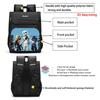 FORTNITE Cartoon Kids School Bag, Large Capacity & Multi Compartment Durable Backpack for Daily Use, Boys Girls Age 6-10