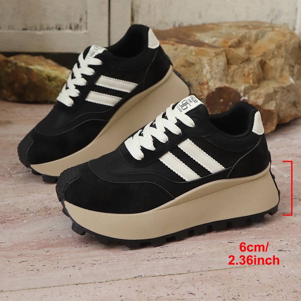 Fashion Women's Platform Shoes Fashion Forrest Gump Shoes 2025 New Sneakers for Women Casual Tennis Shoes Thick Sole Vulcanized Footwear